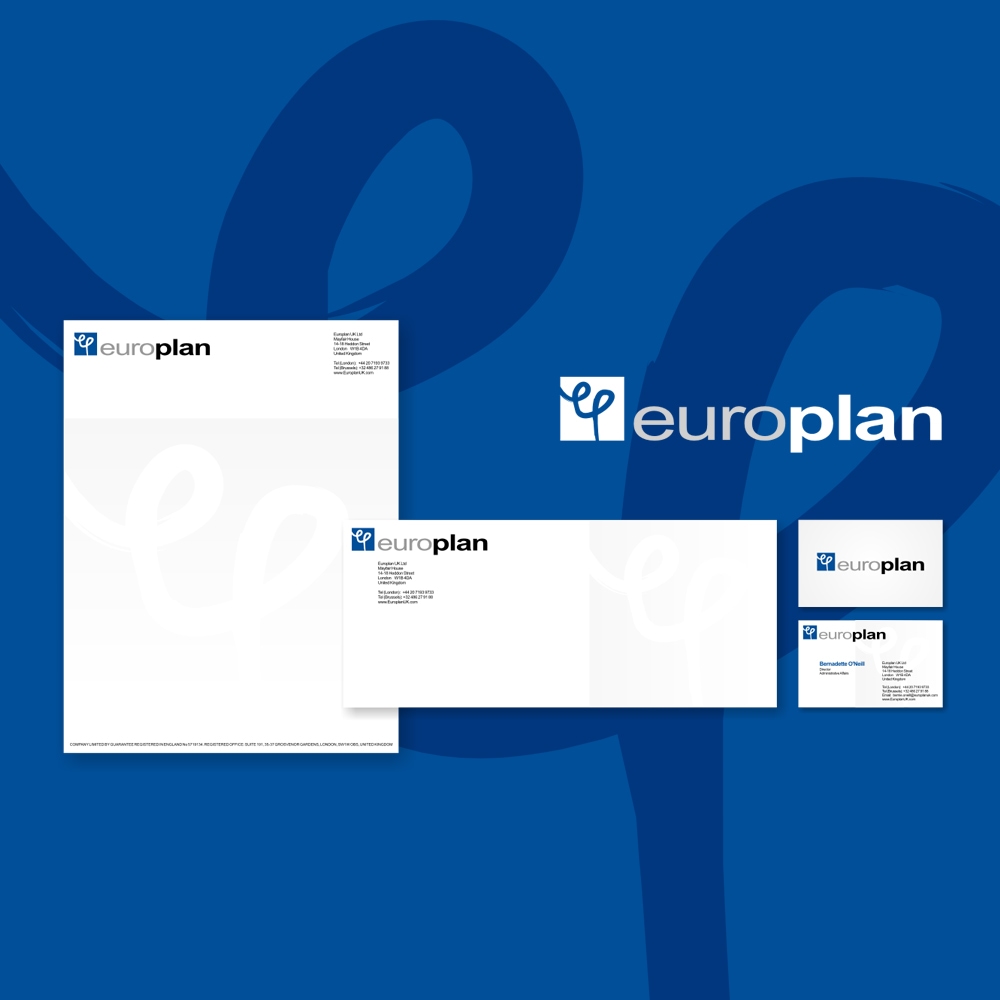 ヨーロッパの技術革新会社、ヨーロッパのロゴのロゴデザイン